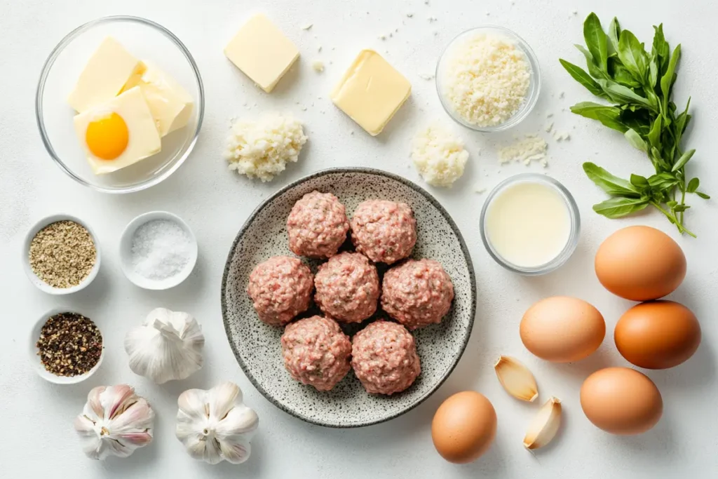 Ingredients-for-Perfect-Alfredo-Meatballs