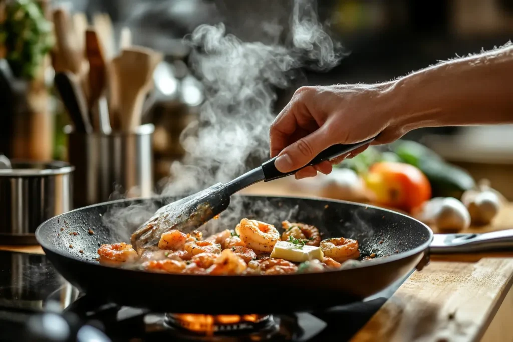 Pan-Seared Shrimp with Cajun Spices